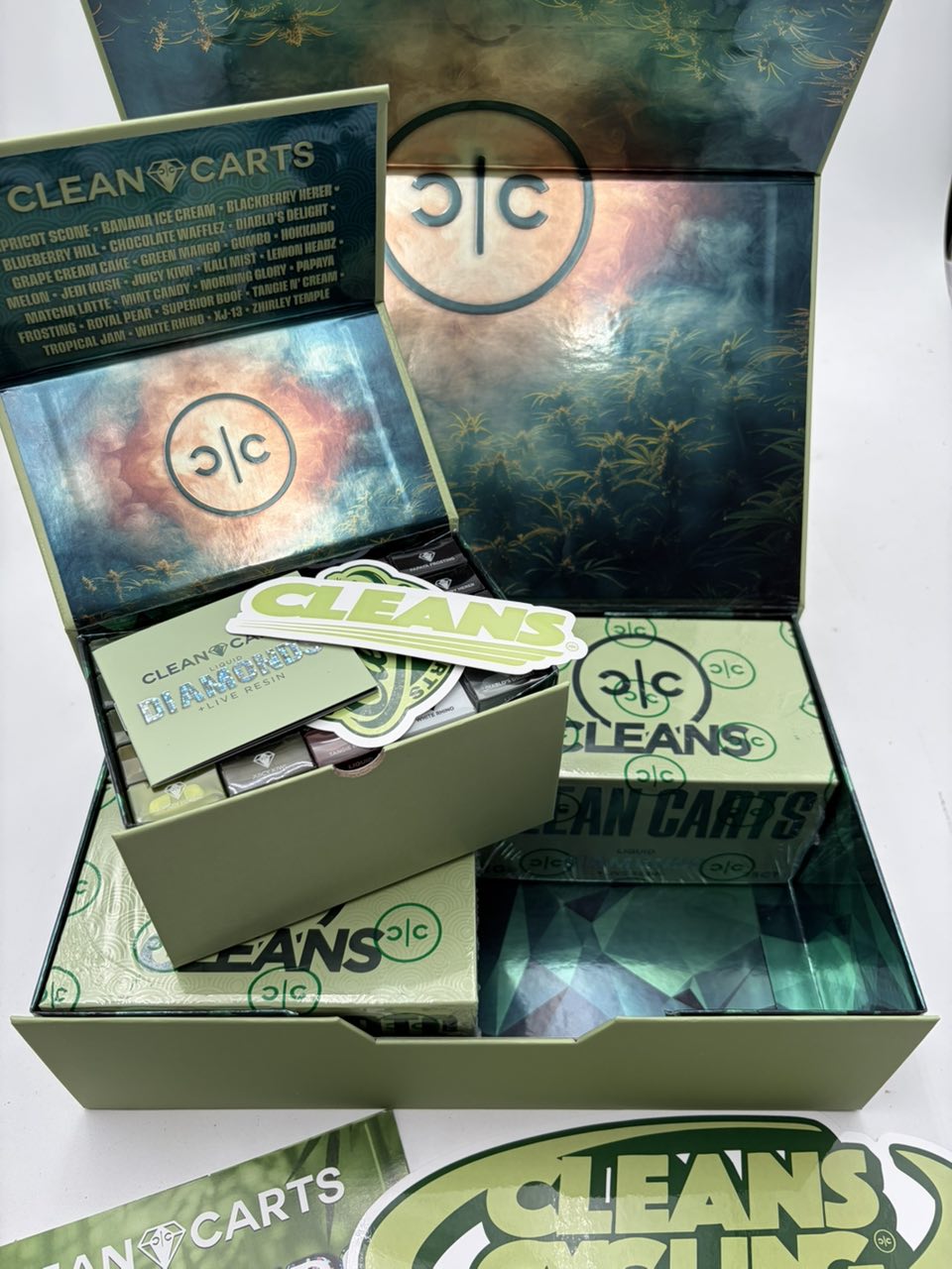 clean carts Spring Green Edition Disposable